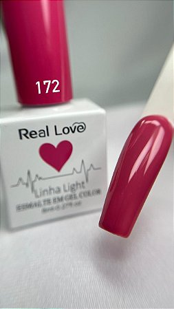 Esmalte em Gel Cor 172 Col. Coração Real love