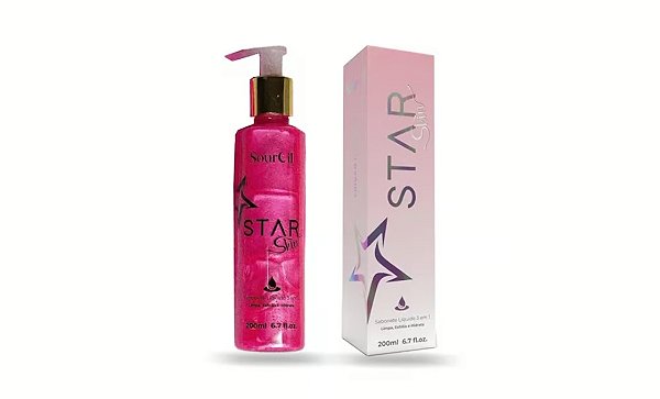 Sabonete Líquito Sourcil 200ml Star Skin 3 em 1