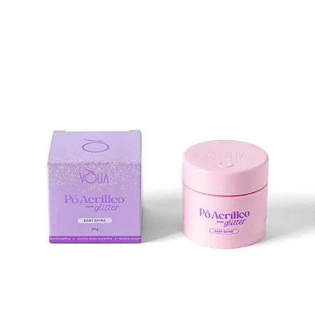 Pó Acrílico com Glitter – Baby Shine
