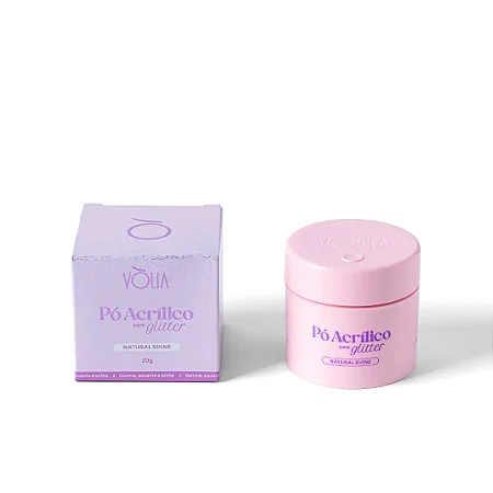 Pó Acrílico com Glitter – Natural Shine