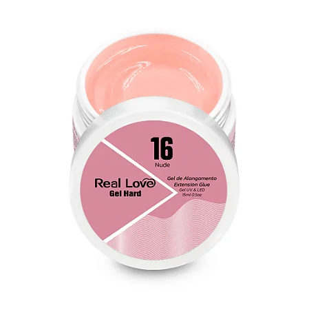 Real Love Gel Hard  - Cor 16 nude