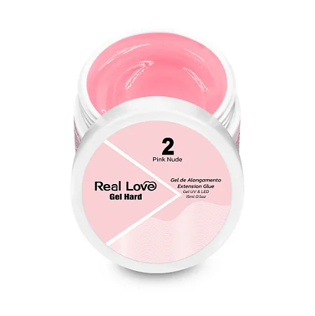 Real Love Gel Hard 15ml Cor 02 Pink Nude