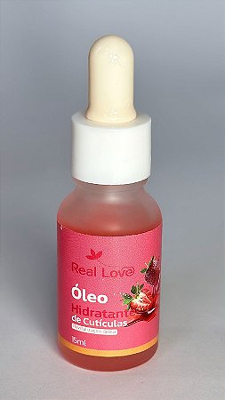 Real Love Óleo Hidratante De Cuticulas 15ml - Morango