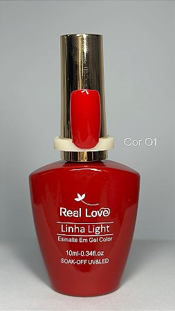 Esmalte Gel Real Love Cor 01 Vermelho Luxo