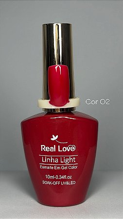 Esmalte Gel Real Love Cor 02 Vermelho luxo