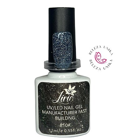 LIRIO ESMALTE EM GEL GLITTER 12ML COR:10