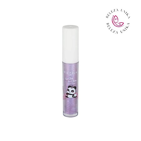 Gloss Infantil Brilha Brilha - Cor Aurora Vizzela
