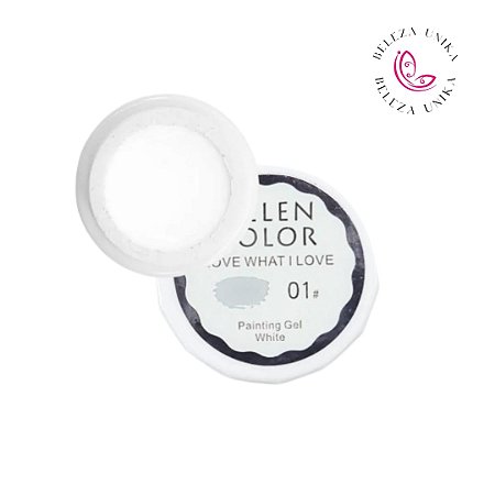 Gel para Decoração Nail Art  Cor 01 - Helen Color