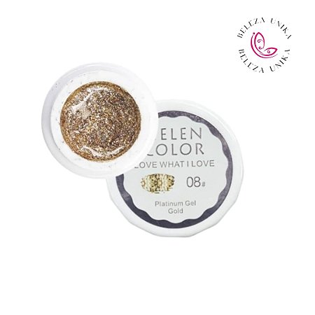 Gel para Decoração Nail Art  Cor 08 - Helen Color