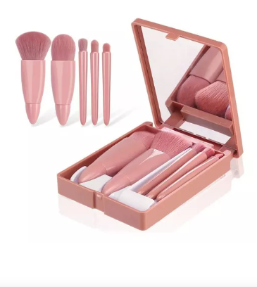 Kit Pincel de Maquiagem com 5 unidades