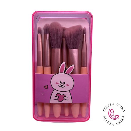 Kit Pincel de Maquiagem com 6 Unidades