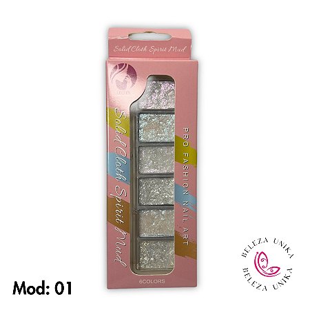 Pó Solido para unhas Cor 01