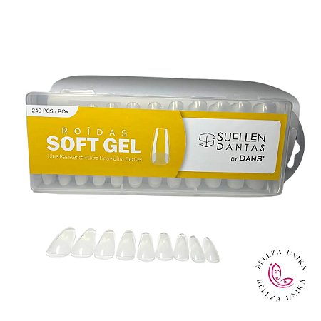 Soft Gel Quadrada 240 Peças - Suellen Dantas