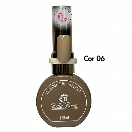 Esmalte em Gel Bella rosa Cor 06