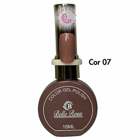 Esmalte em Gel Bella rosa Cor 07