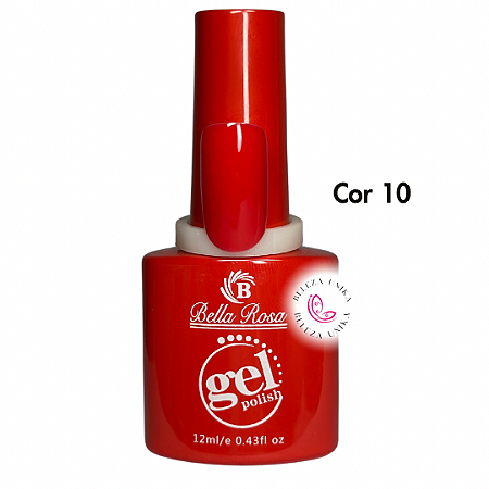 Esmalte em Gel Bella Rosa Col. Gel Polish Cor 10