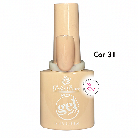 Esmalte em Gel Bella Rosa Col. Gel Polish Cor 31