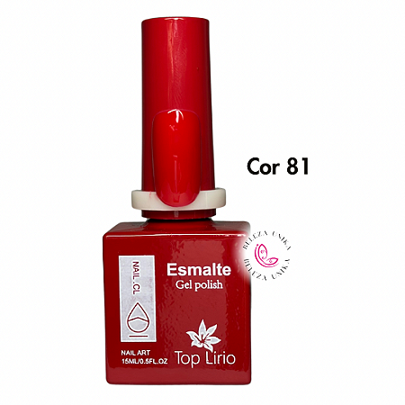 Esmalte em Gel Top Lirio Cor 81