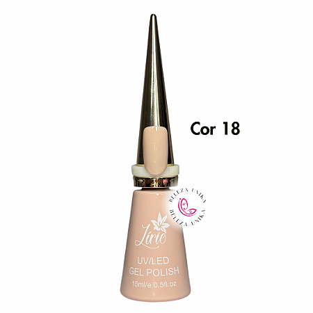 Esmalte em Gel Luxo Lirio 15ml Cor 18