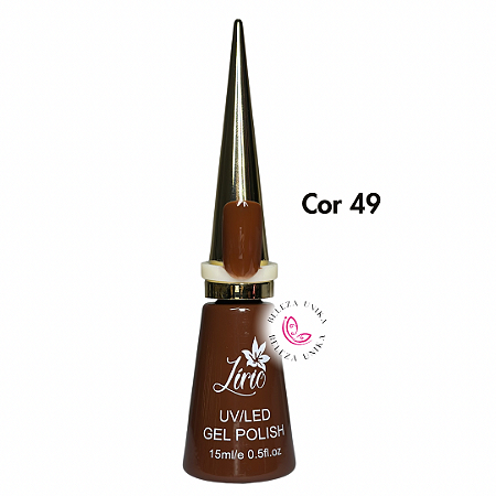 Esmalte em Gel Luxo Lirio 15ml Cor 49