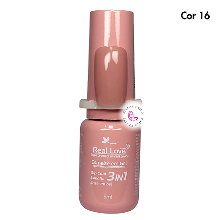 Esmalte em Gel Real Love 3 em 1 – 5ml Cor 16