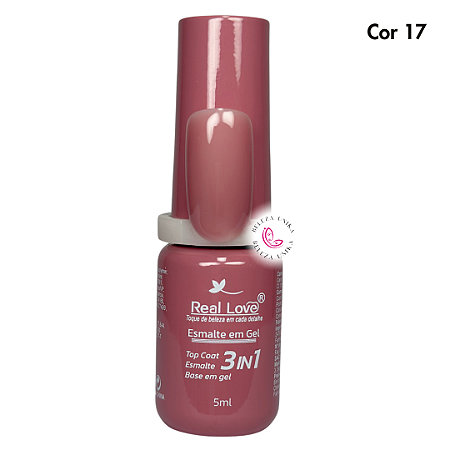Esmalte em Gel Real Love 3 em 1 – 5ml Cor 17