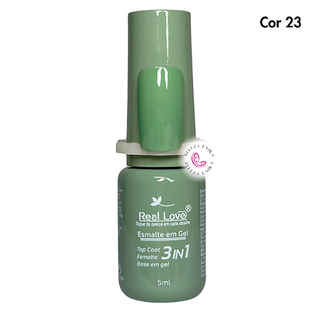 Esmalte em Gel Real Love 3 em 1 – 5ml Cor 23