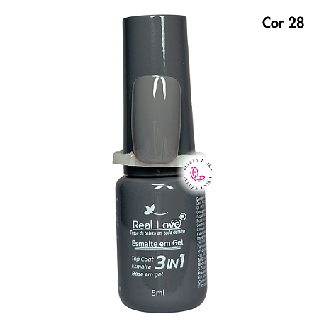 Esmalte em Gel Real Love 3 em 1 – 5ml Cor 28