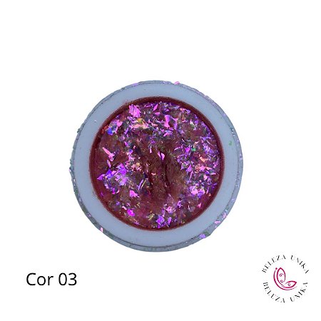 Flake Holográfico Cor #3 - Helen Color