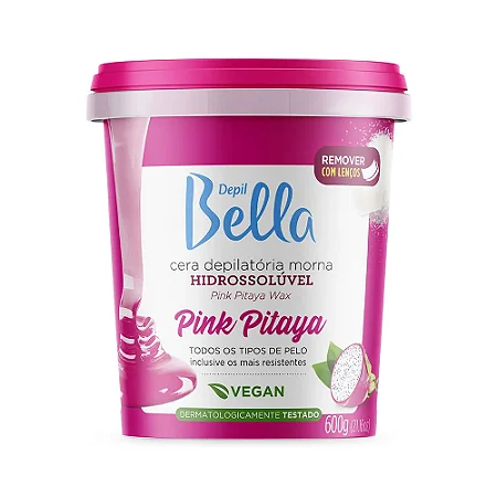Depil Bella Cera Hidrossolúvel Pink Pitaya 600g