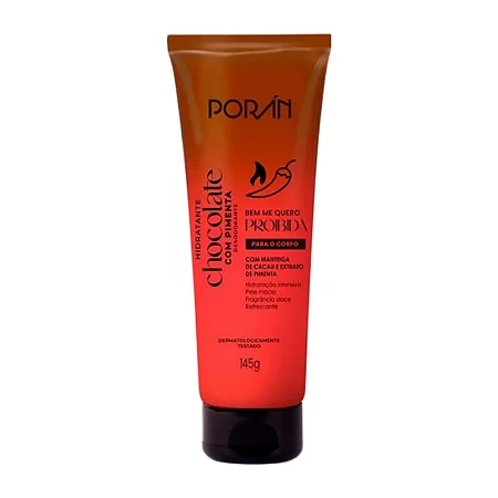 Hidratante Porán Chocolate com Pimenta 145g