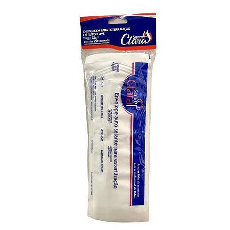 Envelope para Autoclave 9 cm x 23cm – Pacote com 100 Unidades