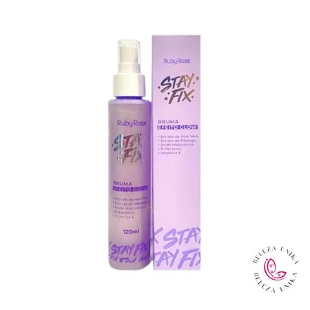 Bruma Efeito Glow Stay Fix 120ml Ruby Rose