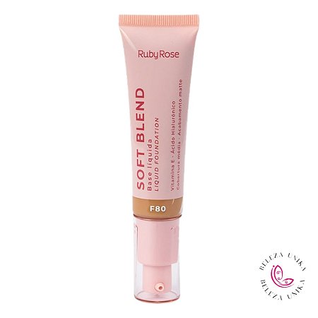 Base Líquida Soft Blend Hbm301-8 F80 Ruby Rose