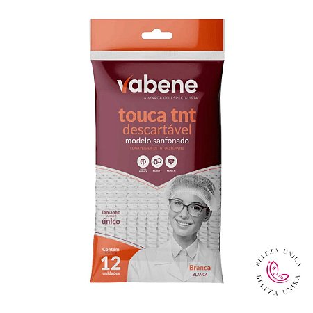 Touca TNT Sanfonada Branca - Vabene