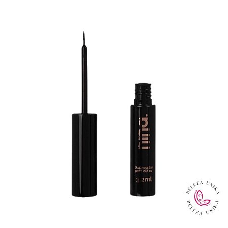 Delineador Líquido Para Olhos Carbon Black  3,2ml - Nina Makeup