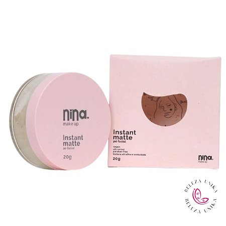 Pó Facial Instant Matte Cor 01 - Nina Makeup