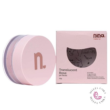 Pó Facial Instant Matte Cor Rose - Nina Makeup