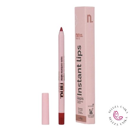 Lápis Para Contorno Labial  Cor Ruby 1,8g - Nina makeup