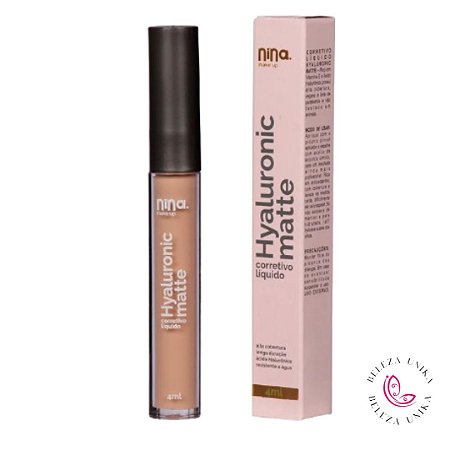 CORRETIVO LÍQUIDO HYALURONIC MATTE COR 2 - NINA MAKEUP