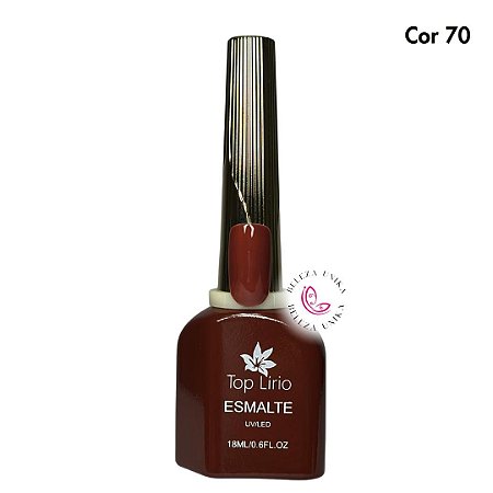 Esmalte em Gel Top Lirio Coleção Brown Cor 70 18ml