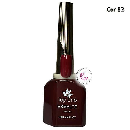 Esmalte em Gel Top Lirio Coleção Brown Cor 82 18ml