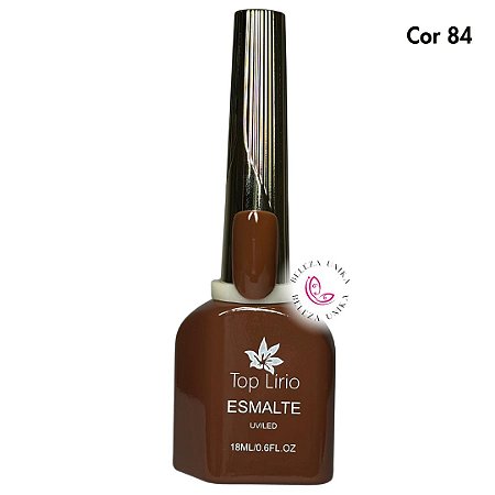 Esmalte em Gel Top Lirio Coleção Brown Cor 84 18ml