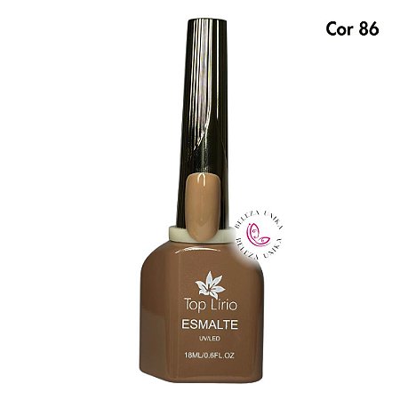 Esmalte em Gel Top Lirio Coleção Brown Cor 86 18ml