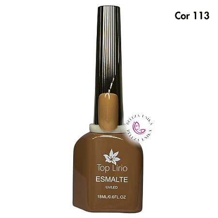 Esmalte em Gel Top Lirio Coleção Brown Cor 113 18ml