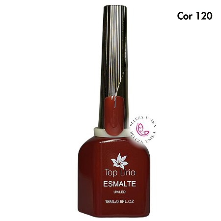 Esmalte em Gel Top Lirio Coleção Brown Cor 120 18ml