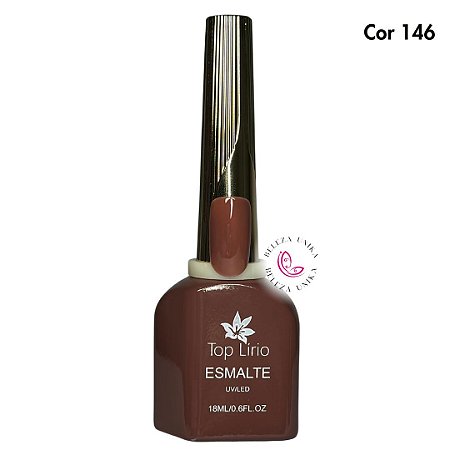 Esmalte em Gel Top Lirio Coleção Brown Cor 146 18ml