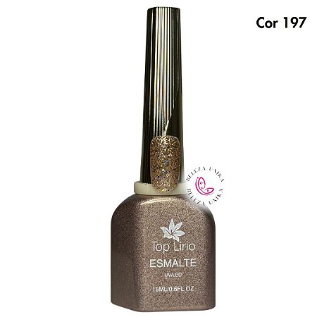 Esmalte em Gel Top Lirio Coleção Brown Cor 197 18ml