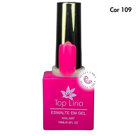 Esmalte em Gel Top Lirio Coleção Ouro Cor 109 15 ml