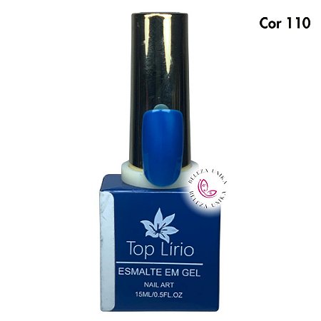 Esmalte em Gel Top Lirio Coleção Ouro Cor 110 15 ml